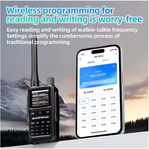 Комунікаційна рація із потужністю 5W та компактним дизайном